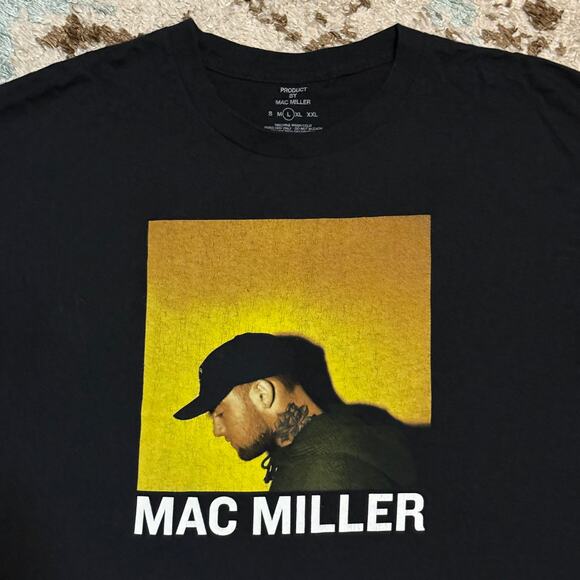 2021 Mac Miller Shirt Size Large Official Merch Spencers - Picture 1 of 5